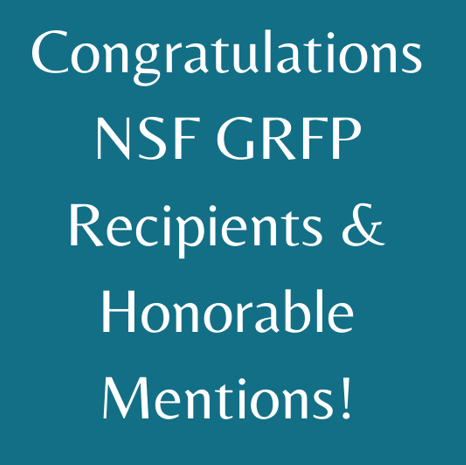 2024 NSF GFRP Recipients