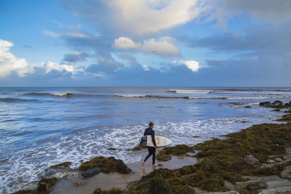 Surfer at the beach