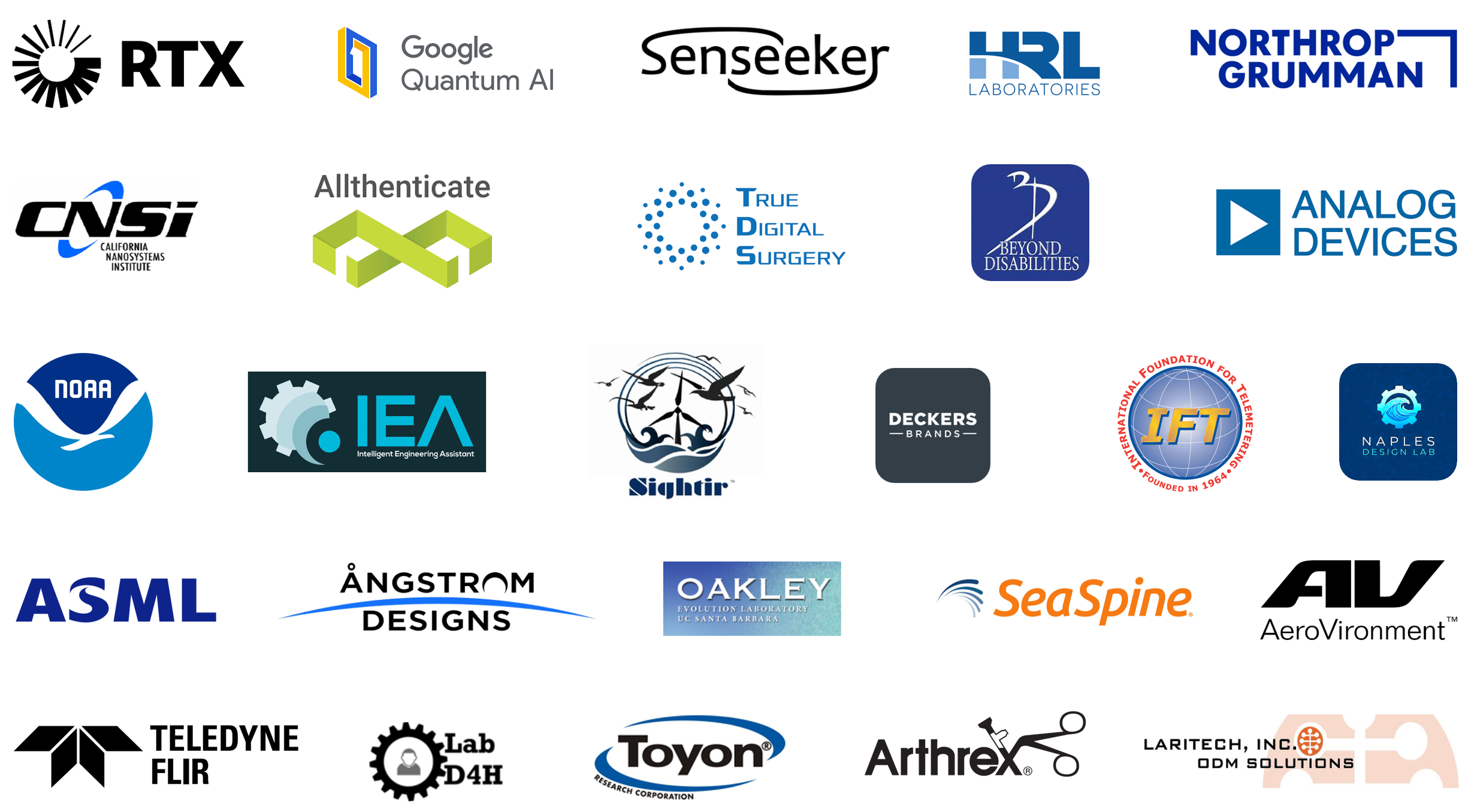 Capstone Sponsor Logos