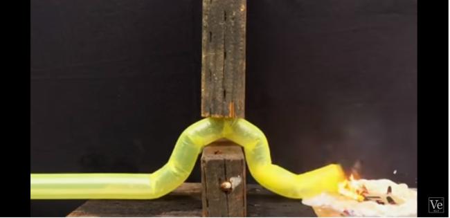 Robot with yellow object in the center