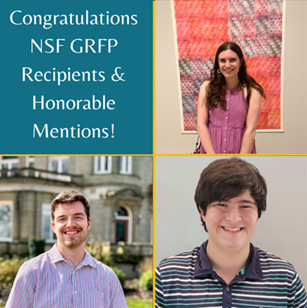 NSF GRFP 2024 Recipients: Sophia Paul, James Clinton, Sean Bohling