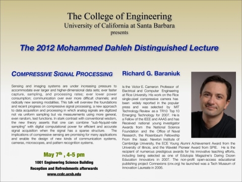 2012 Mohammed Dahleh Distinguished Lecture